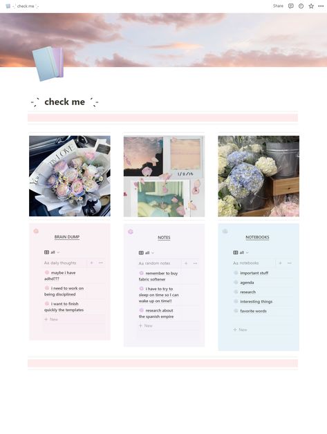 Notion 2023, Notion Inspo, Notion Ideas, Notion Planner, Paper Accessories, Online Planner, Finally Happy, Notion Templates, Screen Layout