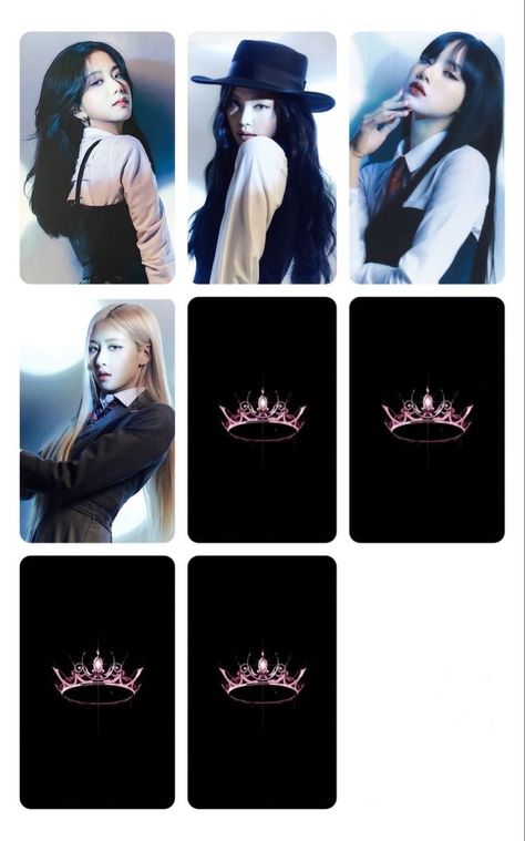 Blackpink Photo Card, Blackpink Foto, Photo Card, Black Pink, Pink, Black