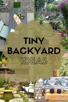 Tiny Backyard Ideas, Tiny Backyard, Tiny Garden Ideas, Backyard Ideas For Small Yards, Small Yard Landscaping, Garden Design Plans, Small Yard, Small Backyard Patio, Budget Backyard