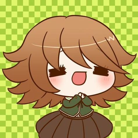 Chihiro Fujisaki, Chibi Icon, Danganronpa, Green, Anime