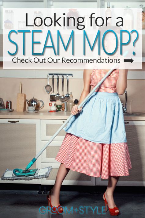 Groom+Style | Steam Mops Are More Efficient & Hygienic Than Traditional Mops. The Best Steam Mop Top 5 Review For Hardwood Floors & Tiles For Feb. 2019 #steammop #cleanhome Floor Steamer, Best Steam Mop, Shark Steam Mop, Vacuum Reviews, Groom Wedding Attire, Steam Mops, Handheld Steamer, Steam Mop, Types Of Flooring