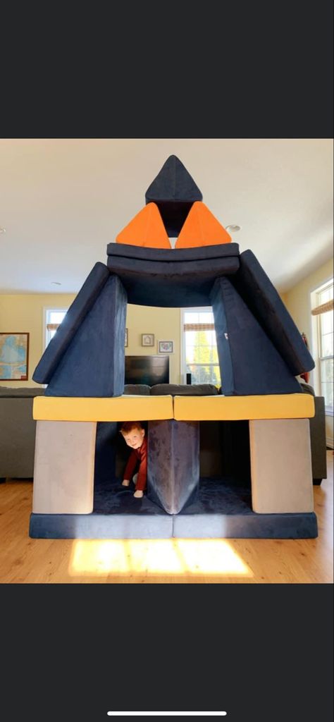 Nugget Fort Ideas Three, Nugget Fort, Three Nugget Builds, Nugget Builds, Nugget Ideas, Nugget Couch, Kids Couch, Aerial Dance, Nanny