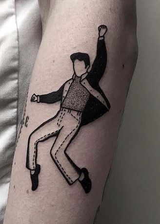 Elvis Presley Tattoos, Musician Tattoo, Elvis Tattoo, Fox Tattoo Design, Rock Tattoo, Special Tattoos, Tattoos For Women Flowers, Silhouette Tattoos, Theme Tattoo