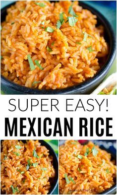 Easy Mexican Rice Recipe, Easy Mexican Rice, Rice Mexican, Mexican Rice Recipe, Mexican Rice Easy, Mexican Rice Recipes, Easy Rice, Mexican Recipe, Rice Side Dishes