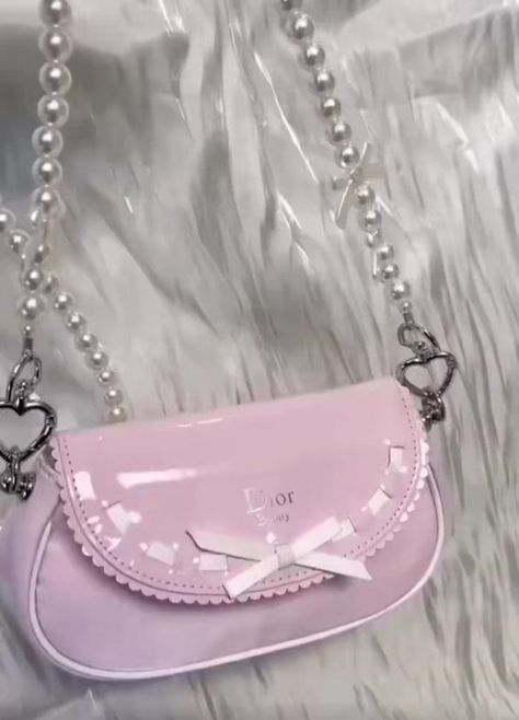 Light Pink Backpack, Light Pink Purse, Kawaii Bags, My Style Bags, Aesthetic Bags, Pink Barbie, Dior Beauty, Pink Vibes, Pink Purse