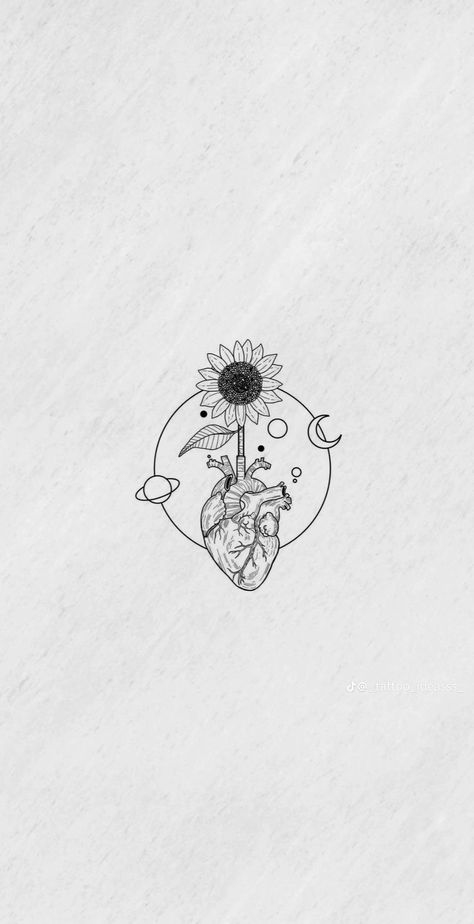 Girasoles Tattoo, Sunflower Drawing, Sunflower Tattoo, Drawing Ideas, Inspire Me, Tatting, Sunflower, Band, Tattoos