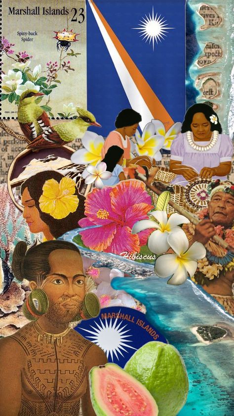 Marshall islands Countries Aesthetic, Polynesian Culture, Marshall Islands, Island Art, Samoa, Dominican Republic, Mood Board, Spirituality, Wallpapers