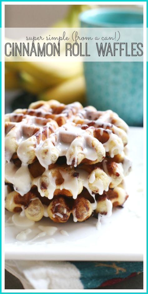 Cinnamon Roll Waffle, Waffles Ideas, Breakfast Smoothie Bowl Recipes, Cinnamon Roll Waffles, Breakfast Smoothie Bowl, Breakfast Waffles, Crockpot Breakfast, Tasty Pancakes, Breakfast Toast