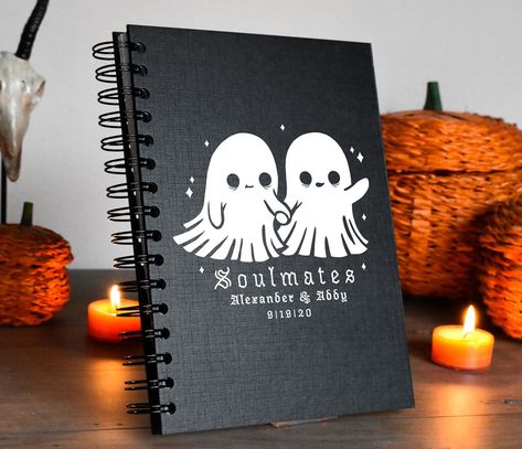 Wedding Guest Books, Gothic Gifts, Autumn Halloween, Custom Notebooks, Portrait Design, Wedding Guest Book Alternatives, Guest Books, Gothic Wedding, Alternative Wedding