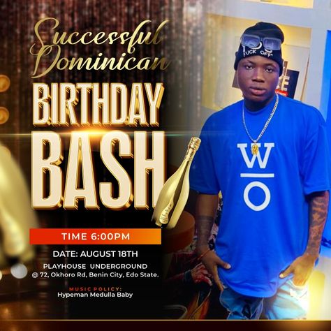 Birthday Party Birthday Party Flyer Design, Birthday Party Flyer, Party Flyer Design, Benin City, Birthday Flyer, Party Flyer, Company Profile, Profile Design, Birthday Bash