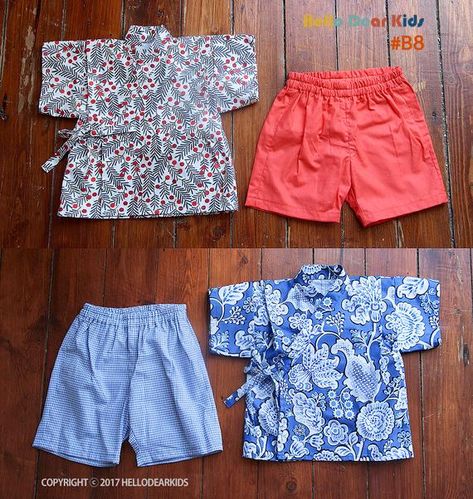 B8/Sewing pattern /PDF sewing pattern/Kimono pants set-Jinbei/baby sewing patterns/Toddler sewing pa Sewing Pattern Kimono, Kimono Pants, Toddler Sewing Patterns, Modern Hanbok, Felt Crafts Christmas, Kimono Pattern, Baby Sewing Patterns, Baby Sewing, Pdf Sewing Patterns