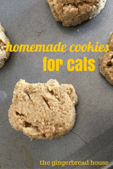 homemade cookies for cats Cookies For Cats, Homemade Cat Treats Recipes, Diy Cat Treats, Flea Shampoo For Cats, Pet Treats Recipes, Homemade Cat Food, Homemade Cat Toys, Two Ingredient, Pet Treat