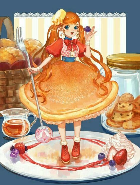 Chibi Food, Foodie Art, Chibi Anime Kawaii, Anime Food, Fantasy Paintings, Kawaii Food, Food Drawing, Human Art, Cute Chibi