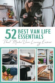 Build Your Own Camper, Van Life Essentials, Cozy Tiny Home, Camper Van Kitchen, Van Organization, Van Kitchen, Best Van, Life Essentials, Camper Van Life