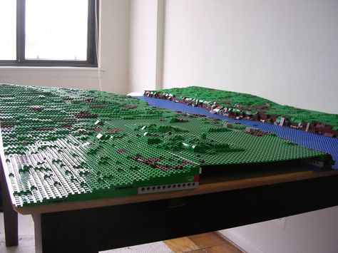 Lego Landscape, Lego City Train, Lego Christmas Village, Lego Plane, Lego Techniques, Castle Ideas, Lego Ww2, Lego Army, Lego Table