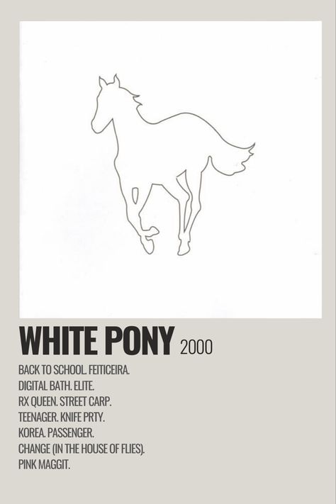 White Pony Album Cover, Deftones White Pony Album Cover, Deftones Minimalist Poster, Deftones Music Poster, Deftones Poster White Pony, Deftones Polaroid Poster, Deftones Album Poster, Deftones White Pony Wallpaper, White Pony Deftones Wallpaper