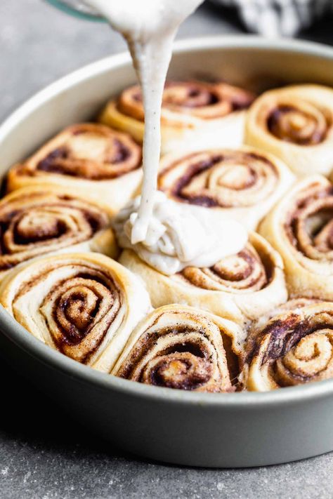 5-Ingredient Brown Butter Cinnamon Rolls Butter Cinnamon Rolls, Butter Cinnamon, Homemade Gnocchi, Cinnamon Butter, For Keeps, Crescent Dough, Cilantro Lime Chicken, Coffee Cakes, Sticky Buns