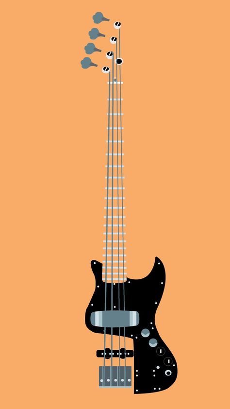 Bass Guitar Wallpaper Iphone, Bassist Wallpaper, Guitar Wallpaper Art, Bass Guitar Wallpaper, Guitar Wallpaper Iphone, Wallpaper Guitar, Bass Guitar Art, Guitar Wallpaper, Jimi Hendrix Art