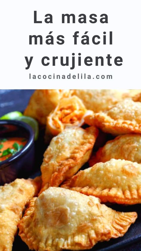 Cómo hacer masa para empanadas super crujiente Masa Recipes, Easy Empanadas Recipe, Pumpkin Empanadas, Honduran Recipes, Pasties Recipes, Empanadas Dough, Chilean Recipes, Boricua Recipes, Best Pasta Salad