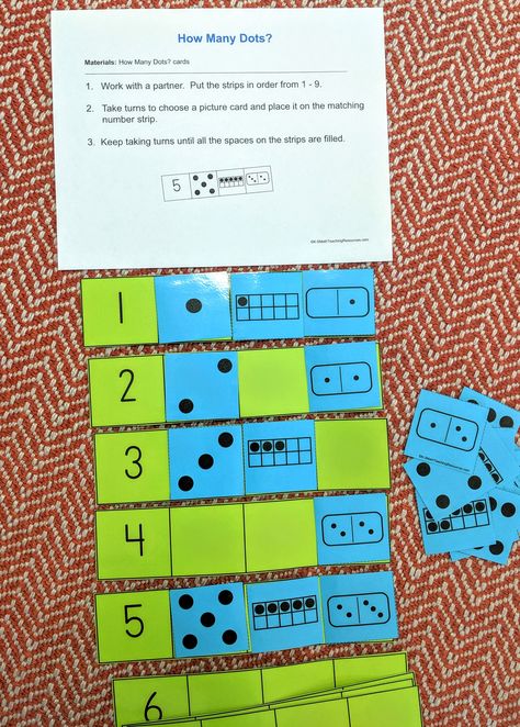 Number Paths Kindergarten, Dot Day Math Activities, Counting Collections First Grade, Easy Math Games For Kindergarten, Middle School Ideas, Math Center Ideas, Kinder Math Centers, Kindergarten Math Centers, Math Sort