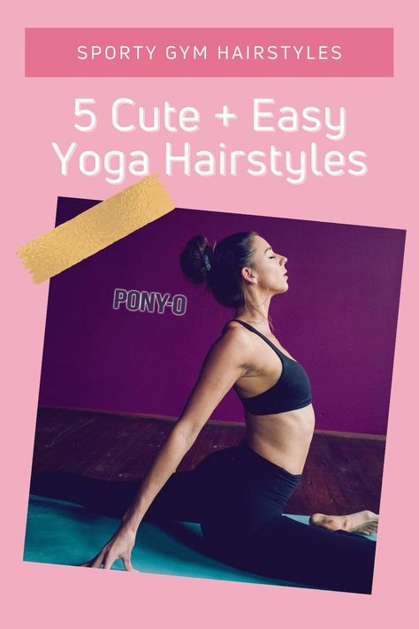 No more headbands, bobby pins, or sweaty braids on your back. These 5 cute and easy workout hairstyles are perfect for long hair, curly hair, or any hair that you're rocking at the gym! Try these sporty looks now for a yoga hairstyle you'll love to wear over and over again - on the blog now! Hairstyles For Yoga, Cute Gym Hairstyles, Quick And Cute Hairstyles, Gym Braids, Easy Workout Hairstyles, Women Who Workout, Yoga Hairstyle, Pony O, How To Grow Your Hair Faster