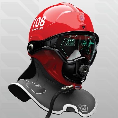 Diving Helmet, Thermal Imaging, Future Tech, Energy Technology, Helmet Design, Yanko Design, Search And Rescue, Transportation Design, Futuristic Technology