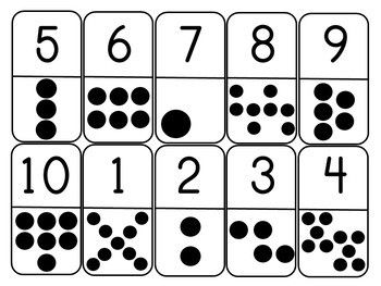 Picasa Web Albums Dominoes Math Games, Math Number Cards, Kindergarten Center, Math Kindergarten, Math Centers Kindergarten, Alphabet Pictures, Crochet Doily Diagram, Kindergarten Centers, Fun Math Games