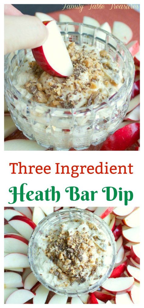 Heath Bar Apple Dip Recipe, Heath Bar Chips Recipes, Heath Bar Dip For Apples, Apple Heath Bar Dip, Heath Dip For Apples, Heath Dip, Heath Bar Dip, Heath Bar Apple Dip, Heath Desserts