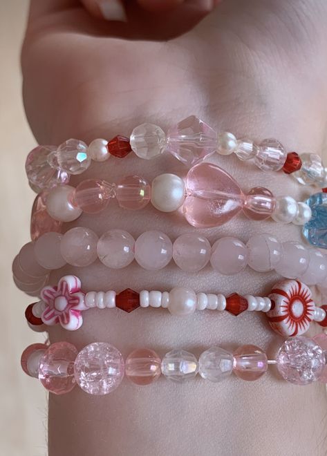 Iris Aesthetic, Iris Cabin, Pastel Bracelet, Beads Craft Jewelry, Beading Jewelery, Bead Charms Diy, Beads Bracelet Design, Jewelry Accessories Ideas, Beaded Accessories