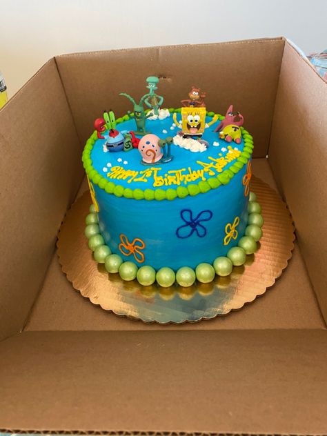 Spongebob Smash Cake 1st Birthdays, Spongebob 3rd Birthday Cake, Spongebob 2nd Birthday Cake, Spongebob Themed Cake, Spongebob Wedding Theme, Spongebob Cake Pops, Spongebob Birthday Cake Ideas, Spongebob Birthday Cakes, Spongebob Wedding