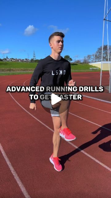 Matthew Alty | Runner • Coach on Instagram: "Advanced Running Drills to Get Faster🏃‍♂️Save These🔒  Are you looking to improve your running performance? 👇  One of the best ways to do so is by incorporating these advanced running drills into your training routine once you have mastered the basics….  How these drills help:  * 123 Switch: Enhances the powerful “switch” movement in running & maintaining coordination + posture   * Straight leg bounds : Aims to teach you how to apply force into the ground through hip extension by using the glutes & hamstrings  * Fast leg: Improves foot strike, cycle motion & ground contact time when done at speed  * No Arms Dribble: Helps to practice correct front side mechanics & by removing the arms as a driver you are forced to generate more power each stri Hip Extension, Running Drills, Get Faster, Training Routine, How To Run Faster, Summer Kids, The Basics, Improve Yourself, Straight Leg