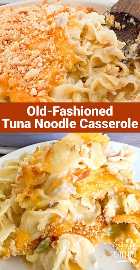 Classic Tuna Casserole Recipe Tuna Noodle Casserole Easy, Tuna Noodle Casserole Recipe, Lenten Recipes, Tuna Casserole Recipes, Tuna And Egg, Tuna Noodle, Favorite Casseroles, Tuna Noodle Casserole, Tuna Casserole