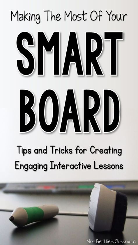 Do you use your SMART Board to its full potential? Click here to learn some easy tips and tricks for creating engaging interactive lessons! Smart Board Activities, Smart Boards, Smart Board Lessons, Planning School, Learning Board, Teacher Tech, Technology Products, Teaching Technology, Teacher Technology