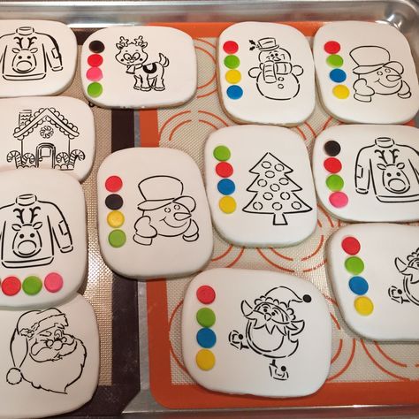 Paint Your Own Cookies Christmas, Christmas Paint Your Own Cookies, Christmas Pyo Cookies, Paint Your Own Christmas Cookies, Paint Your Own Cookies How To Make, Pyo Christmas Cookies, Paint Your Own Cookies, Pyo Cookies, Cookie Kits