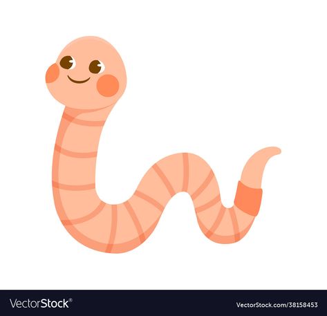 Animals For Children, Free Preschool Worksheets, Garden Animals, Earthworms, Free Preschool, Animal Clipart, Preschool Worksheets, Transparent Png, Cute Pink