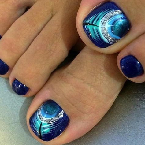 120+ Pedicur Ideas for Summer 2018 - Toenail Art Designs Pedicure Designs Toenails, March Nails, Pedicure Nail Designs, Gel Pedicure, Pedicure Colors, Toe Nail Color, Pretty Toe Nails, Classy Nail Designs, Cute Toe Nails