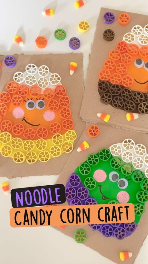 27 Easy Halloween Crafts for Kids - Halloween DIY Ideas for Kids Halloween Diy Ideas, Tk Classroom, Easy Halloween Crafts For Kids, Activity Stations, Candy Corn Crafts, Teaching Board, Harvest Theme, Prek Ideas, Crafts Fall