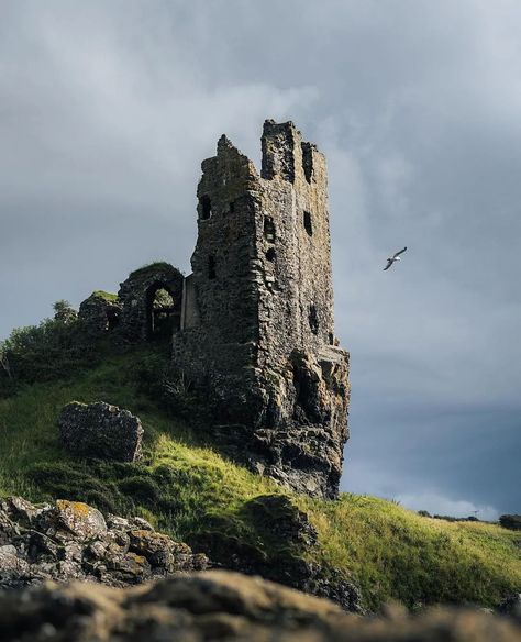 Follow & Tag #YourCastles on Instagram: “. 📸 @itstommysworld 🏰 Location #dunurecastle #Scotland CONGRATULATIONS and thank you for sharing and tagging YOUR image! Feature…” Castle Parts, Ireland Pictures, Sci Fi Architecture, Medieval Tower, Instagram Community, Stone Bridge, Scottish Castles, Dream Places, Fantasy Castle