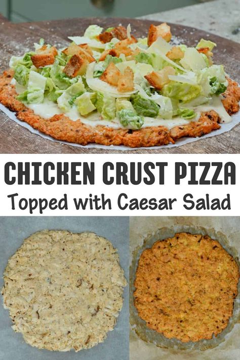 Ceasar Salad Chicken Pizza Crust, Chicken Ceasar Salad Pizza Ground Chicken, Keto Chicken Caesar Salad Pizza, Ceaser Chicken Salad Pizza, Chicken Crust Caesar Pizza, Ground Chicken Ceaser Pizza, Chicken Cesar Cutlet, Chicken Caesar Pizza Crust, Ceaser Salad Chicken Crust Pizza