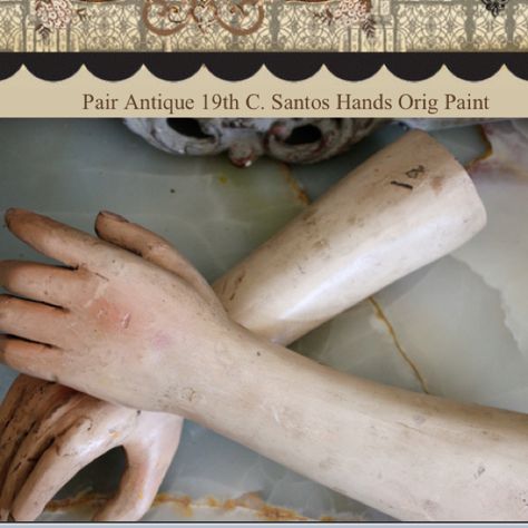 Pariscoutureantiques.com Victorian Things, Show Of Hands, Personal Photography, Hold My Hand, Amulets, Religious Art, Scream, Puppets, Hands On