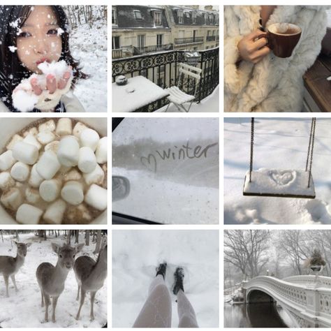 Winter Aesthetic Mood Board, Winter Moodboard Aesthetic, Cozy Moodboard, Slay Girlboss, Winter Mood Board, Winter Moodboard, Winter Coquette, Cozy Snow, Cold Girl