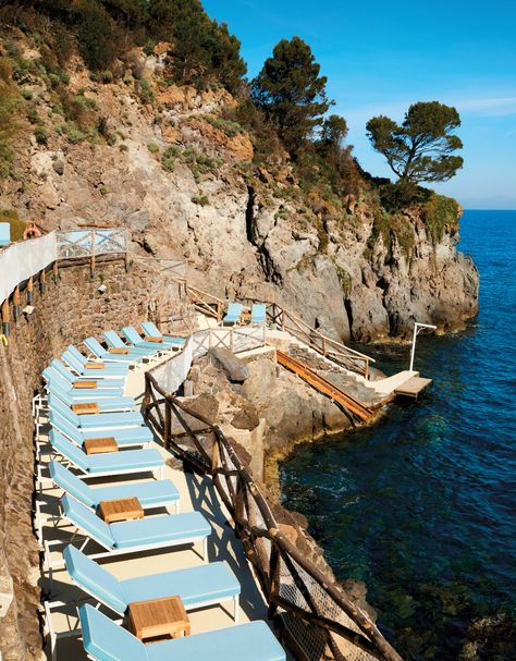 Inside the Mezzatorre Hotel, Pellicano Hotels' Idyllic Getaway on the Italian Island of Ischia Ischia Italy, Summer Travel Destinations, Soho House, Design Hotel, Travel Inspo, Summer Travel, Travel Aesthetic, Most Beautiful Places, Italy Travel