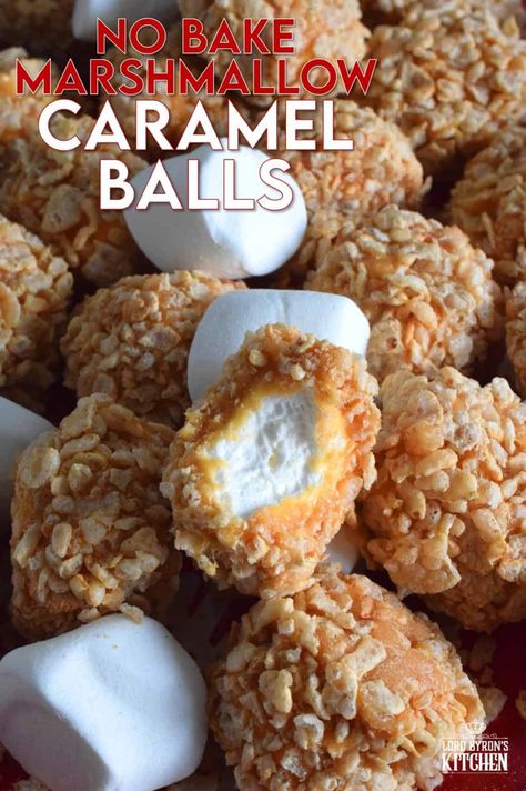 Marshmallow Balls, Caramel Balls, Marshmallow Caramel, Fluffy Marshmallows, Giant Marshmallows, Most Pinned Recipes, Delicious Deserts, Biscotti Recipe, Caramel Topping