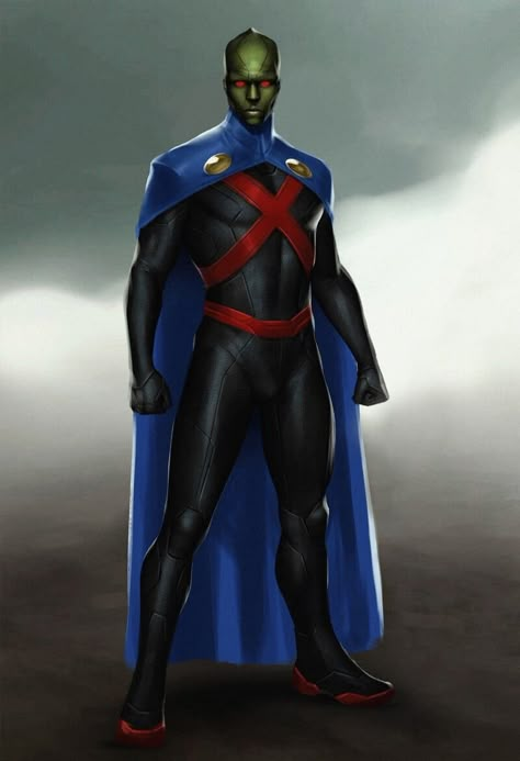 Martian Manhunter, Dc Heroes, Dc Comics Art, The Martian, Comic Art, Dc Comics, Concept Art, Comics, Art