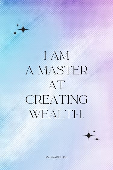 wealth affirmations money universe Wealth Vision Board, Wealth Manifestation, Prosperity And Abundance, Magnet Quotes, Universal Power, Creating Wealth, Manifest Wealth, Vision Board Affirmations, Wealth Affirmations