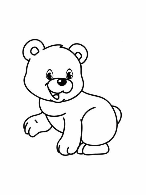 https://kidipaint.com/coloring-pages/summer/teddy-bear-13/ Check more at https://kidipaint.com/coloring-pages/summer/teddy-bear-13/?utm_source=pinterest Bear Cartoon Images, Bears Coloring Pages, Bear Coloring Page, Teddy Bear Coloring Pages, Candy Coloring Pages, Bear Drawings, Fun Activity For Kids, Child Nutrition, Brown Bears