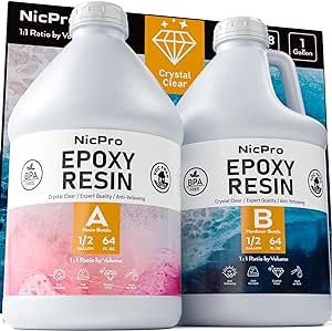 Crystal Clear Epoxy Resin, Wood Burning Kits, Clear Epoxy Resin, Clear Glue, Resin Supplies, Clear Epoxy, White Glue, Resin Kit, Resin Coating