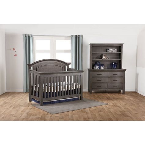 Harriet Bee Edda Convertible Standard 2 - Piece Nursery Furniture Set | Wayfair Baby Cribs Convertible, Nursery Furniture Collections, Baby Changing Station, Crib Toddler Bed, Crib Sets, Baby Nursery Furniture, Nursery Furniture Sets, Toddler Furniture, Nursery Set