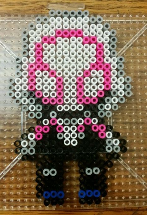 Spider Gwen Perler Beads, Perler Spiderman, Melts Beads, Marvel Bedroom, Superhero Crafts, Pixel Beads, Perler Ideas, Easy Perler Beads Ideas, Hama Beads Design