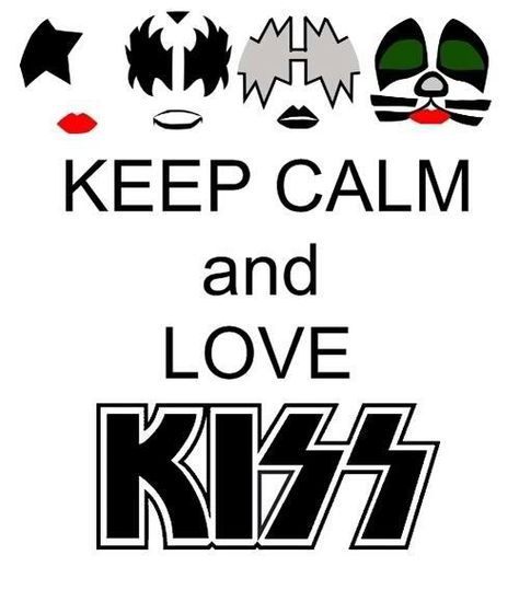 Keep Calm Kiss Band Party, Banda Kiss, Kiss Artwork, Kiss Party, Eric Singer, Band Kiss, Birthday Kiss, Football 49ers, Heart Music